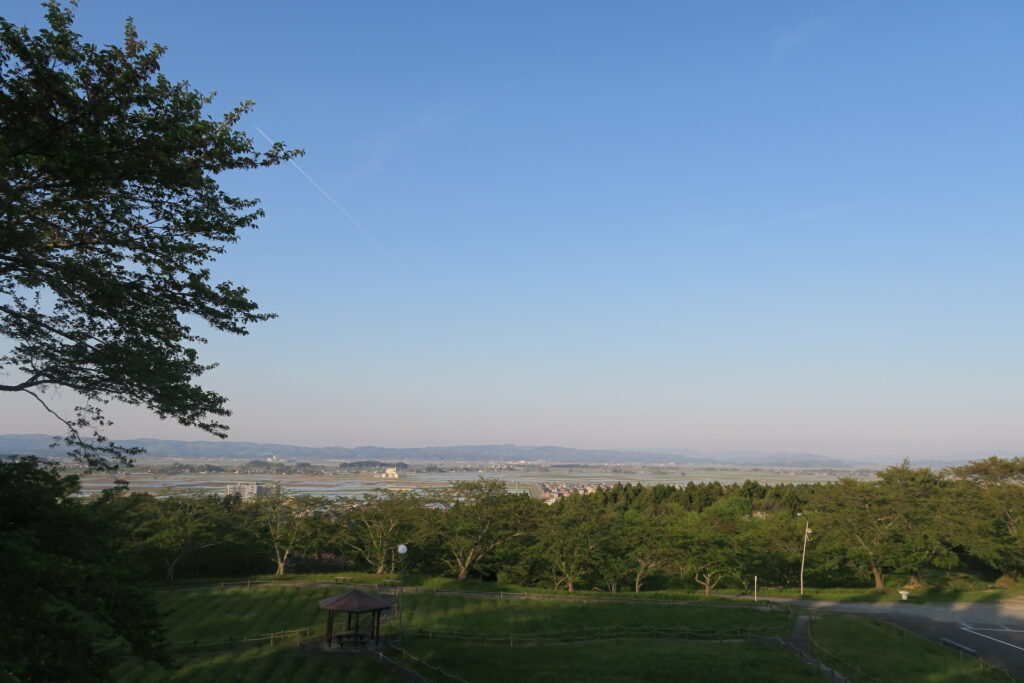 御本丸公園展望台からの田園風景